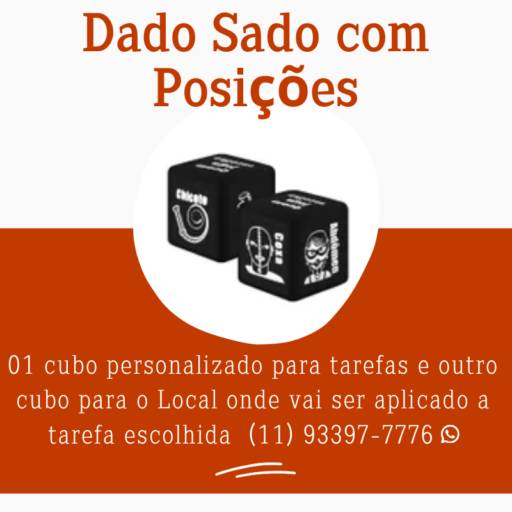 Dado Sado com Posições e Tarefas  