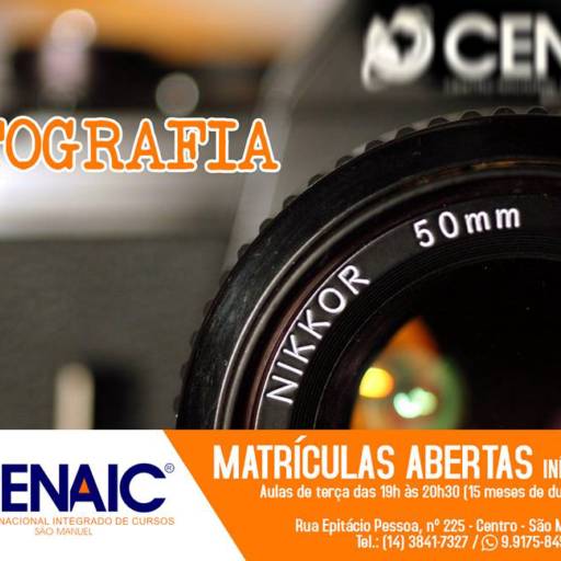 Comprar o produto de Curso de Fotografia em Outros Serviços pela empresa Cenaic em São Manuel, SP por Solutudo