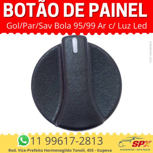 Gol/Par/Sav Bola 95/99 Ar c/ Luz Led em Itupeva, SP por Spx Acessórios e Autopeças