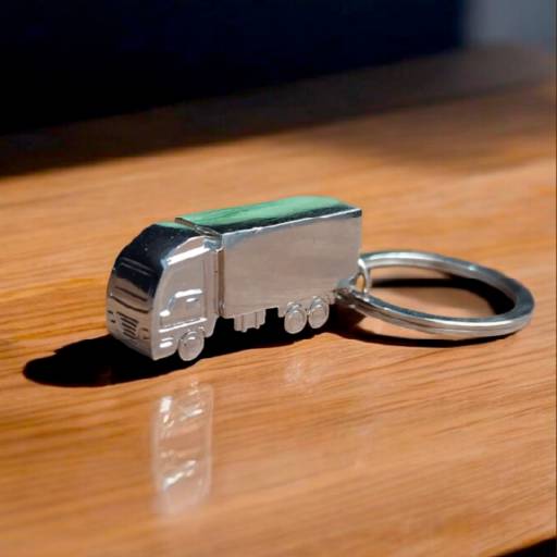 Chaveiro Caminhão 3D Metal