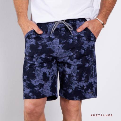 Bermuda marinho moletom por Loja Catherine