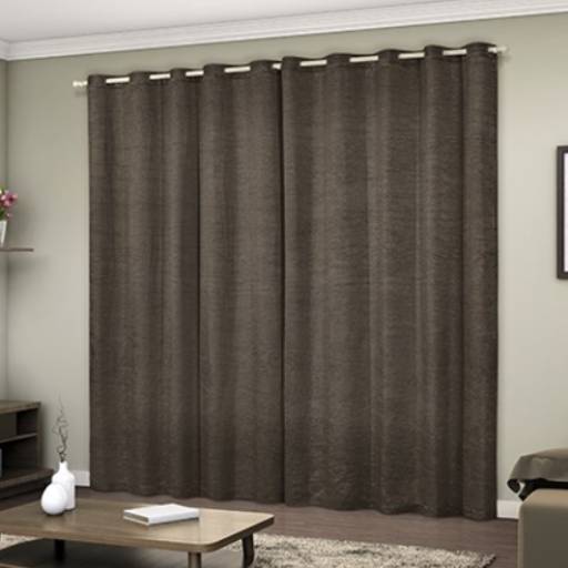 Cortina Cetim Cristal com Corta Luz Film em Osasco, SP por Madalena Decoraçoes