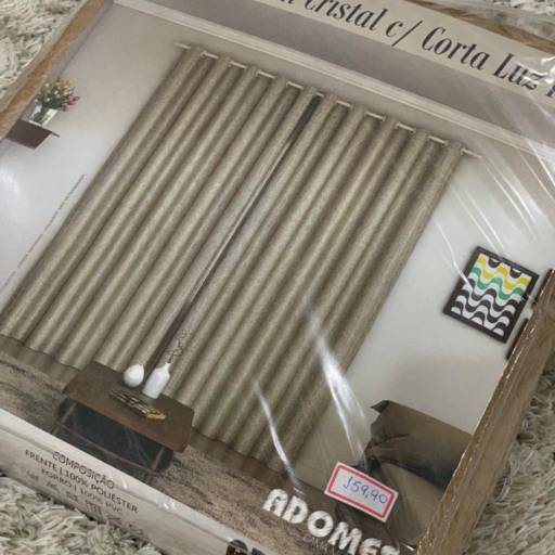 Cortina Cetim Cristal com Corta Luz Film em Osasco, SP por Madalena Decoraçoes