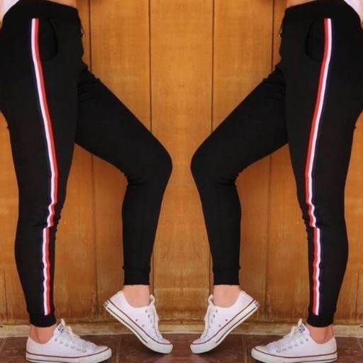 Calça de Bengaline com Listras Laterais (Semelhante a da foto, Disponível no Tamanho: 48) por Blessing Store 