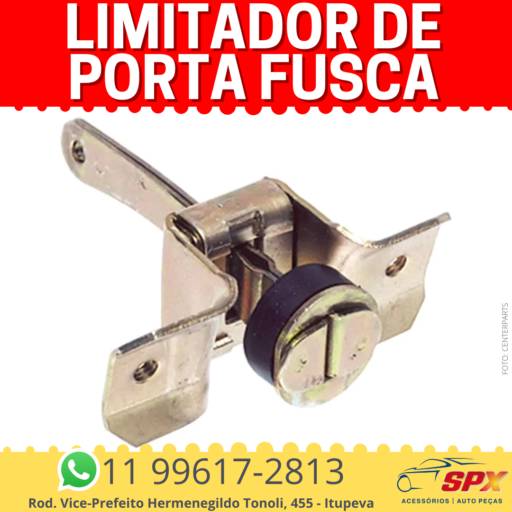 Limitador de Porta Fusca em Itupeva, SP por Spx Acessórios e Autopeças