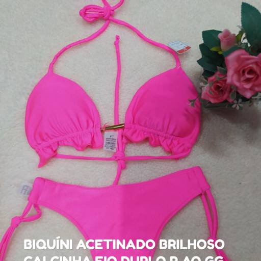 Biquíni acetinado em Bauru, SP por Leh Lingerie e Moda Praia