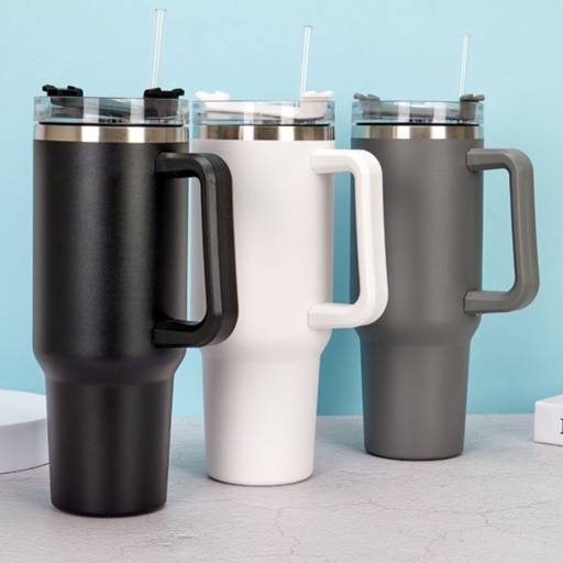 Copo Térmico Com Tampa e Canudo Gigante 1.200ML Cor Sortida Para Academia em Bauru, SP por Toner e Cartuchos Dalmeida Distribuidora