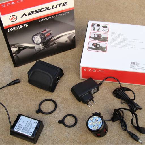 Farol de led 3000 lumens ABSOLUTE em Bauru, SP por Two Force Bike Shop