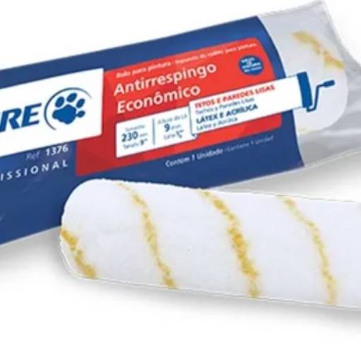 ROLO DE PINTURA TIGRE ANTIRRESPINGO ECONÔMICO em Boituva, SP por Solução Materiais e Equipamentos