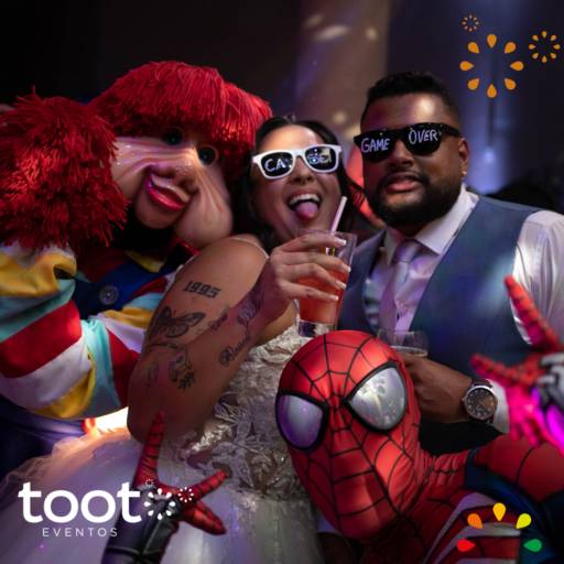 Atração para pista de dança em festa