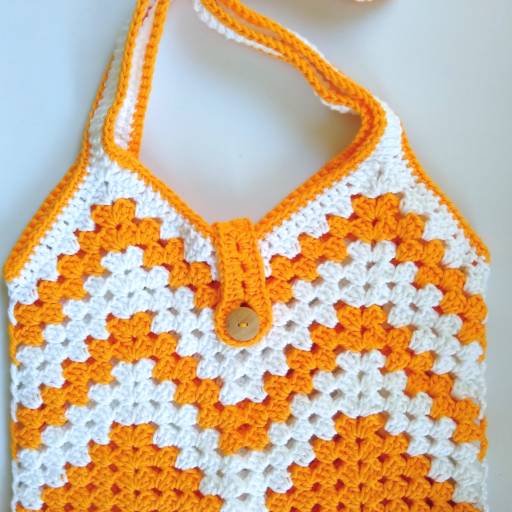 Bolsa Amarela por Artesanato da Claudinha 