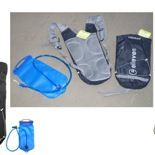 HIDRATAÇÃO MOCHILA 1.5 LITROS PRETO CINZA COM MANTA TÉRMICA HIDRAT ELLEVEN em Bauru, SP por Two Force Bike Shop