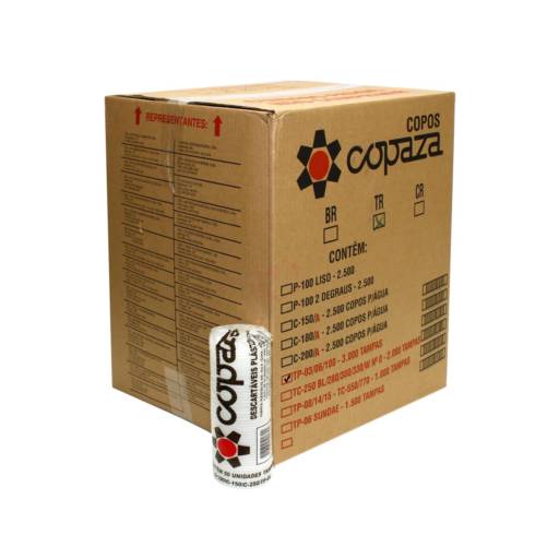 Tampa copaza TP-03/06/100 TRANSL  em Foz do Iguaçu, PR por EmbalaFoz