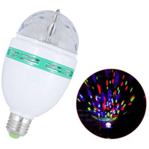 Comprar o produto de Lampada LED Globo Giratória 3w RGB Bola Maluca  em A Classificar pela empresa Ponto LED Soluções em Elétrica e Iluminação em Boituva, SP por Solutudo