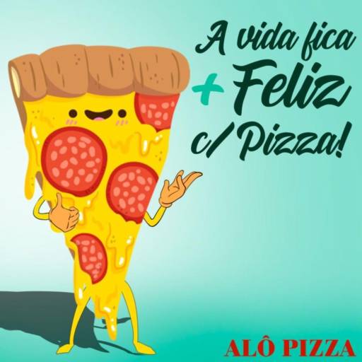 A vida fica mais feliz com pizza
