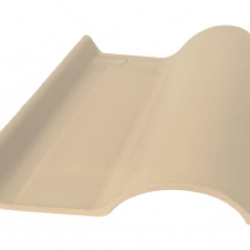 TELHA ESMALTADA FOSCA MARFIM 