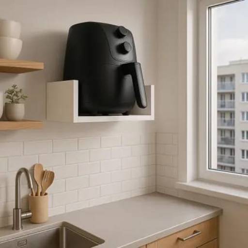 Suporte para air fryer em Belo Horizonte, MG por Móveis Máxima Marcenaria