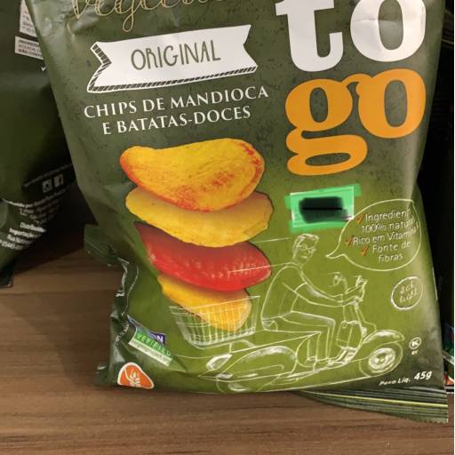 Chips de mandioca e batata doce