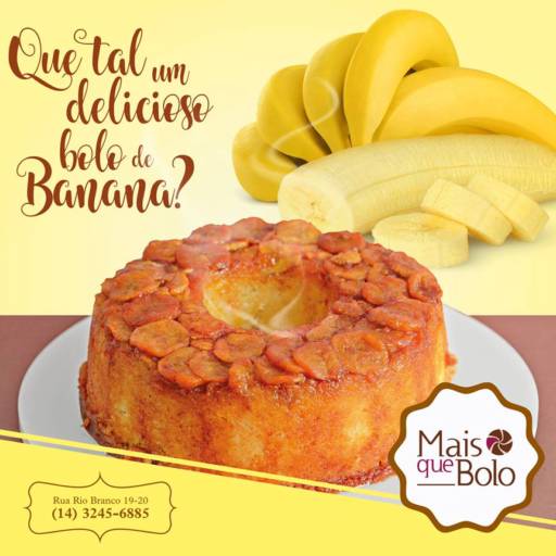 Bolo de Banana por Mais Que Bolo