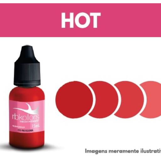 Pigmento RB Kollors Lips Kit para Labios (6 unid. 5ml) em Foz do Iguaçu, PR por Dermokob - Tudo para Micropigmentação