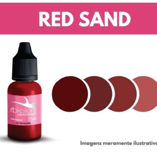 Pigmento RB Kollors Lips Kit para Labios (6 unid. 5ml) em Foz do Iguaçu, PR por Dermokob - Tudo para Micropigmentação