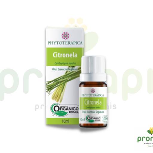 Óleo Essencial De Citronela Orgânica Phytoterápica 10ml