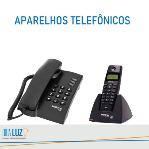 Aparelhos Telefônicos por Toda Luz Materiais Elétricos e Iluminação