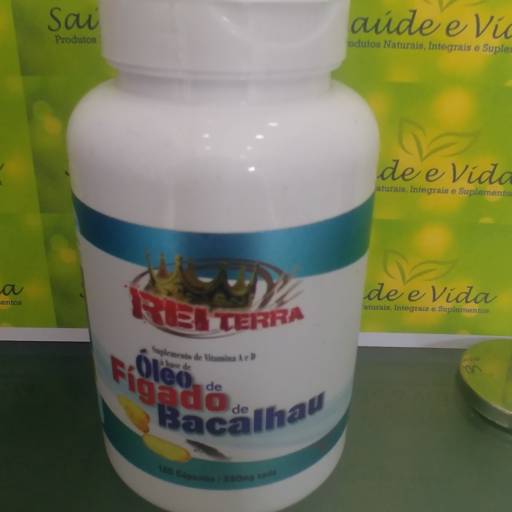Óleo de Figado de Bacalhau- Rei Terra por Saúde e Vida