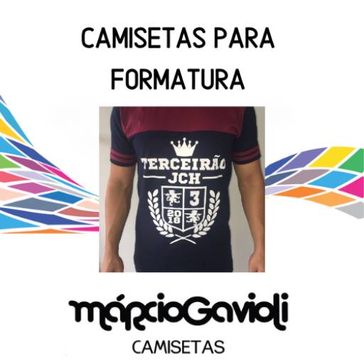 Camisetas de Formatura por Marcio Gavioli Camisetas e Estamparia