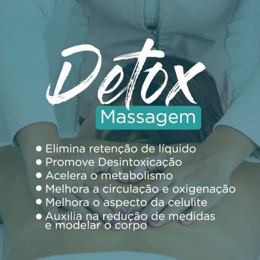 Massagem Detox em Americana, SP por Regiane Rodrigues Estética e Bem Estar 