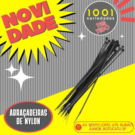 ABRAÇADEIRA DE NYLON em Botucatu, SP por 1001 TEM TUDO VARIEDADES