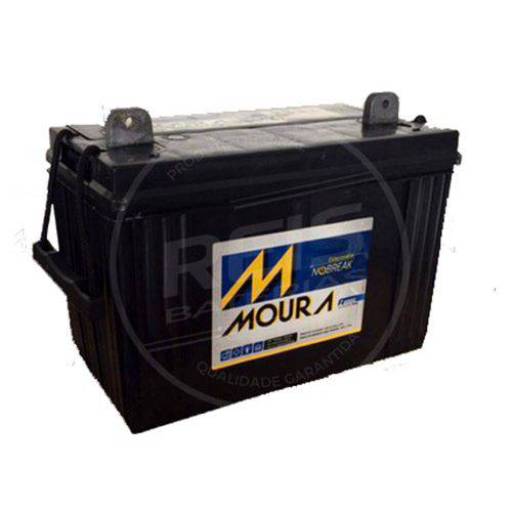 Bateria estacionária Moura 105ah em Mineiros, GO por Baterauto Baterias