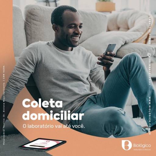 Coleta Móvel Domiciliar e Empresarial em Jundiaí, SP por Laboratório Biológico - Eloy