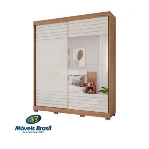 Roupeiro Panan Luana por Móveis Brasil