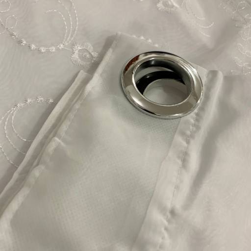 Cortina Duplex Voil Bordado em Osasco, SP por Madalena Decoraçoes