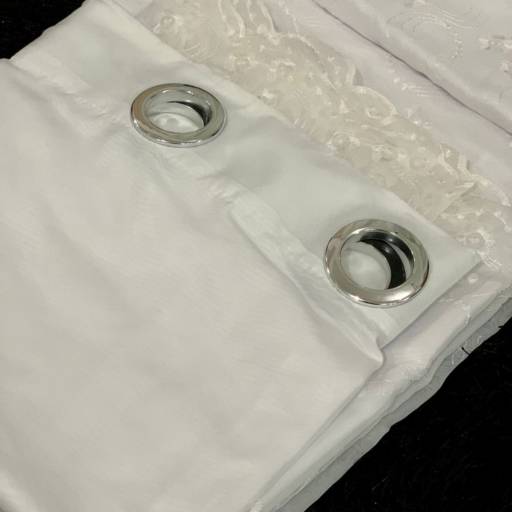 Cortina Duplex Voil Bordado em Osasco, SP por Madalena Decoraçoes