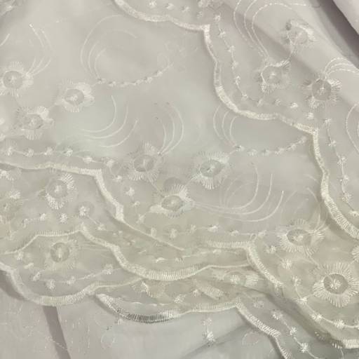 Cortina Duplex Voil Bordado em Osasco, SP por Madalena Decoraçoes