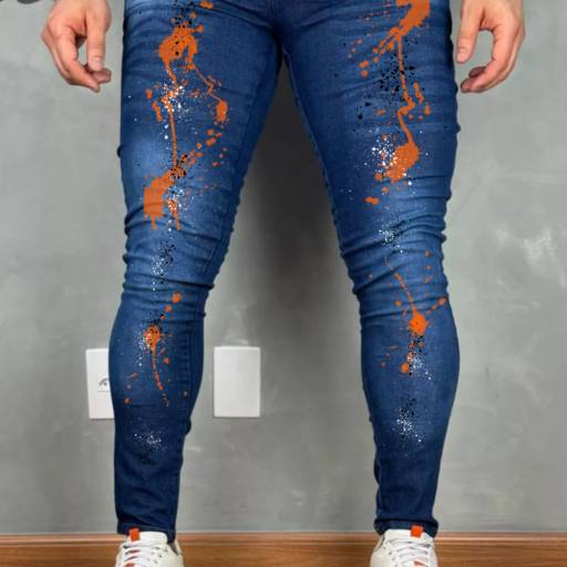 Calça Jeans Masculina Skinny Slim Fit Linha Premium Original para Looks Modernos