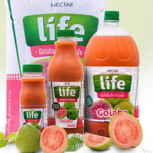Comprar o produto de Suco de Goiaba em Sucos pela empresa Life Sucos - Laranja da Fazenda em Bauru, SP por Solutudo