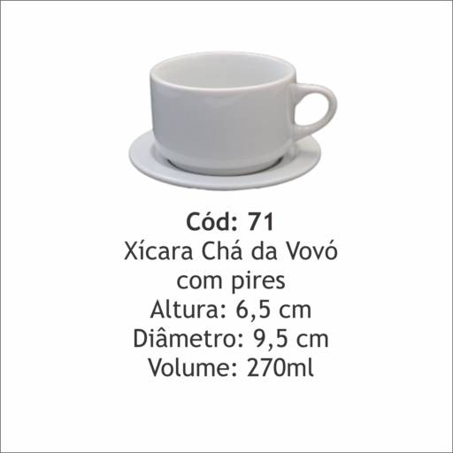 XÍCARAS 270ML- LINHA CAFÉ/CHÁ em São José do Rio Preto, SP por Public Gráfica e Brindes