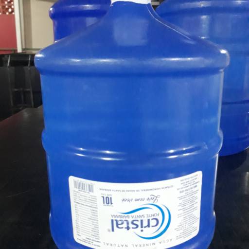 Comprar o produto de Galão de 10 litros de Agua Mineral Cristal de Santa Barbara em Águas Minerais pela empresa Mercadinho do Papai em Santa Cruz do Rio Pardo, SP por Solutudo
