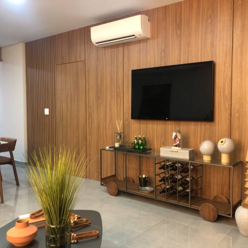 Salas, painéis de TV e Racks planejados em Jundiaí, SP por Forseti - Móveis Planejados