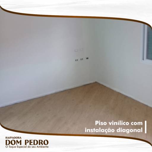 Instalação piso vinílico por Raspadora Dom Pedro