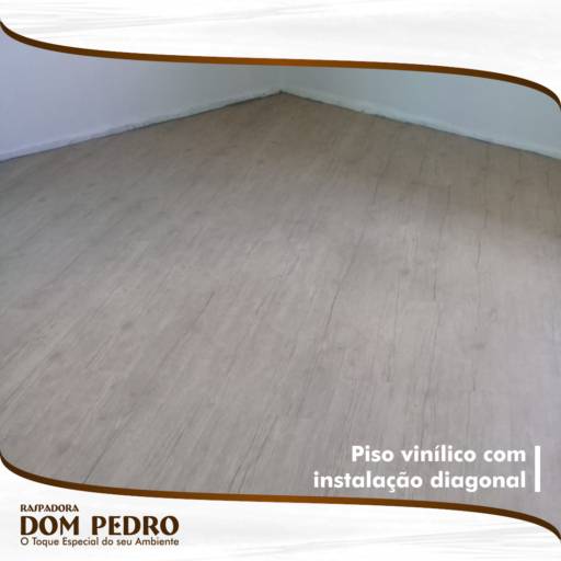 Instalação piso vinílico por Raspadora Dom Pedro