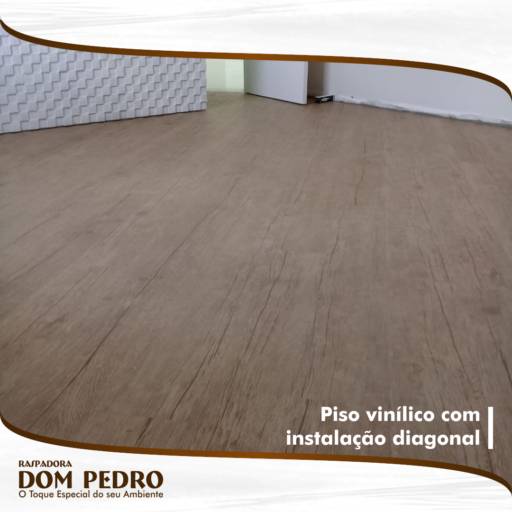 Instalação piso vinílico por Raspadora Dom Pedro