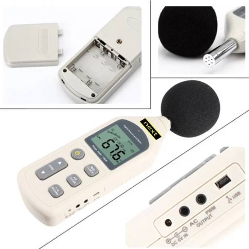 Decibelímetro Digital com Datalogger  em Bauru, SP por  Ideal Instrumentos de Medição