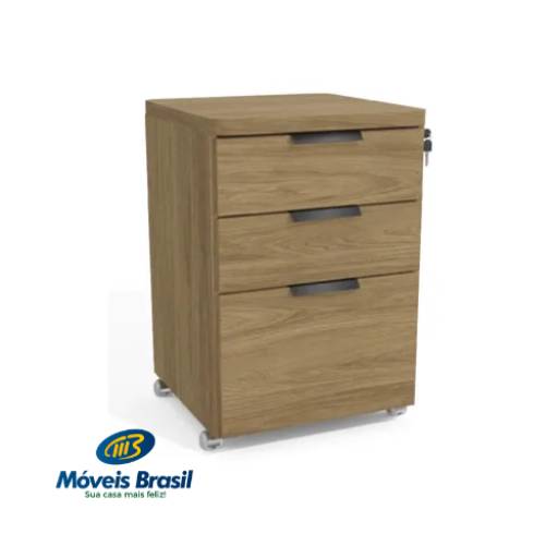 Gaveteiro Kappesberg c/ chave por Móveis Brasil