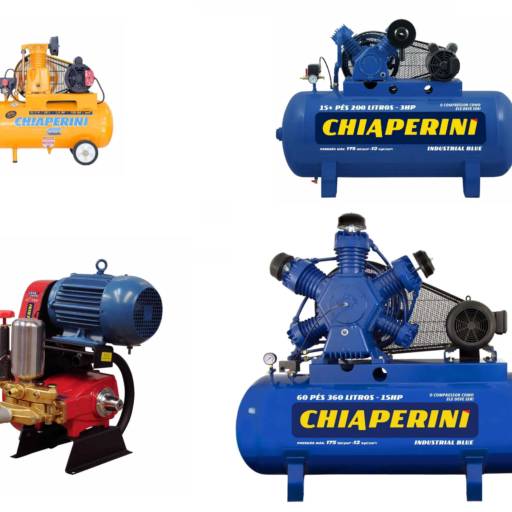 Compressor de ar e lavadora Chiaperini em Birigui, SP por Casa dos Parafusos - Saudades