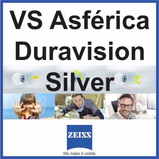 Comprar o produto de Lente Convencional Asférica DuraVision Silver Zeiss  em Outros pela empresa Óptica Santa Luzia em Bauru, SP por Solutudo