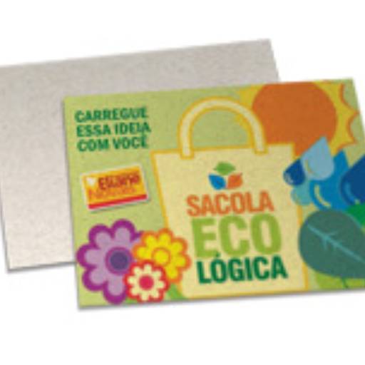 POSTAIS PAPEL RECICLATO 250G SEM VERNIZ em São José do Rio Preto, SP por Public Gráfica e Brindes